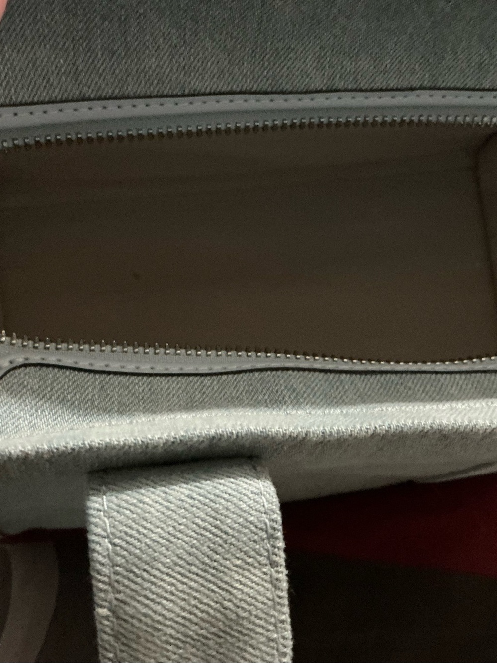 kate spade Light Blue Denim Tote with Logo Straps - Picture 4 of 4